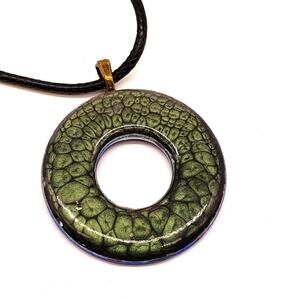 Prism Painted Pendant Necklace